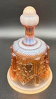 Fenton  Glass Caramel Opalescent Bell Sable Arch Design 5.75" - Vintage