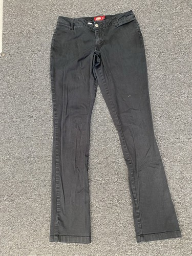 Pantalones de trabajo Dickies negros para mujer talla 30 informales ajustados calce cónico - Imagen 2 de 18