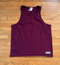 Discus Athletic burgundy vintage 90s workout tank top 2XL Made in USA
