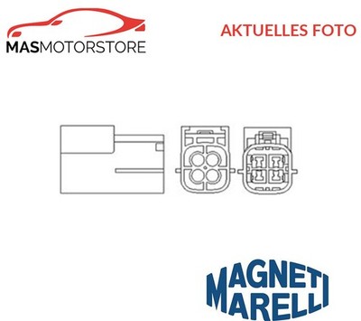 LAMBDASONDE LAMDASONDE MAGNETI MARELLI 466016355051 I FÜR NISSAN PRIMERA