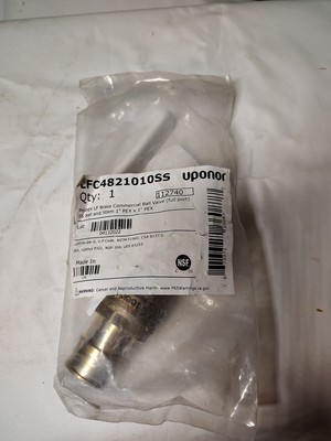 Uponor ProPEX LF Full Port Brass Commercial Ball Valve 1'' x 1'' SS LFC4821010SS