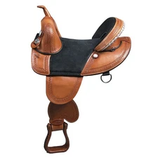 75HS Western Treeless Trail Racing Genuine American Leather Saddle Hilason