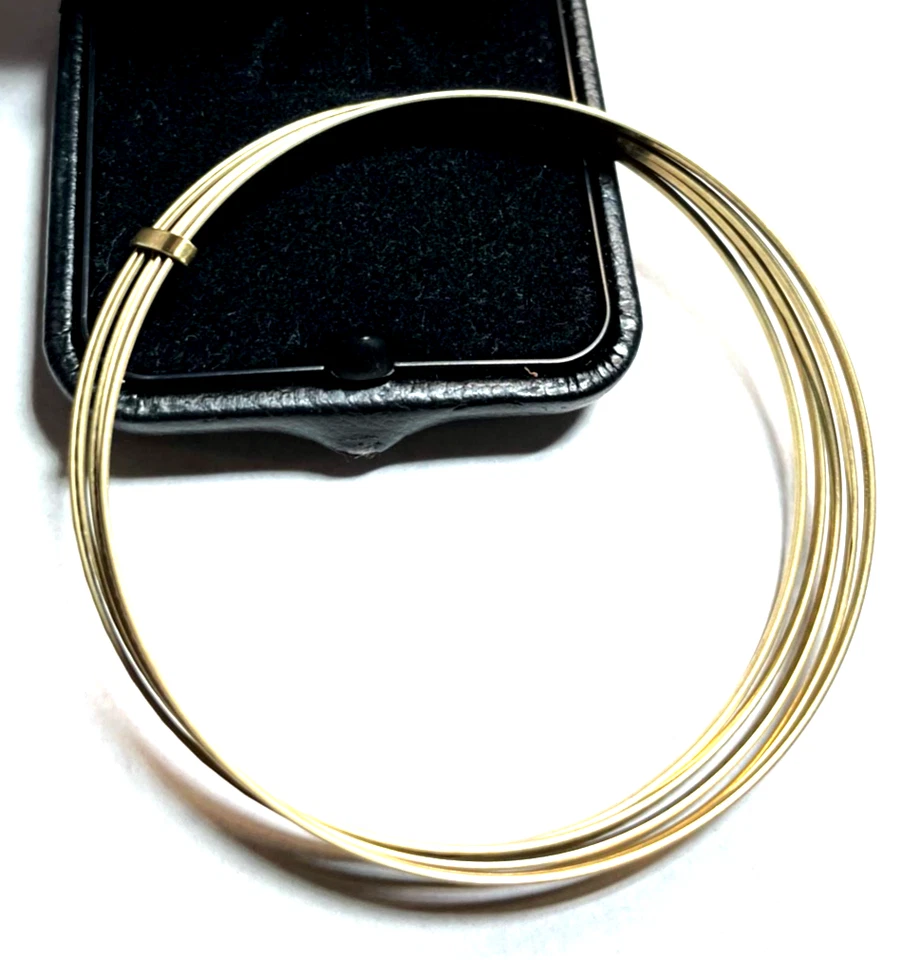 333 Gold 8 K Gelbgold 5 in 1 Armreifen Armreif Armschmuck klassisch elegant - Bild 3 von 4