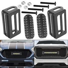 Front Grill Hidden Mount Bracket For 6/12/15/18/20Inch Running LED Light Pod Bar