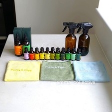 Purdy & Figg Counter Clean Refills, Oh de Loo, Bottles, Cloths. New Choose Yours