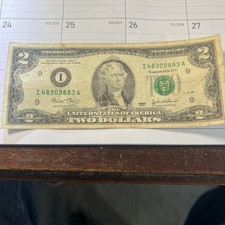 2003   2  DOLLAR BILL  /  CHEAP / # I 48309883 A  / WOW !!!!!!!!!!!!!!!!!!!!!!