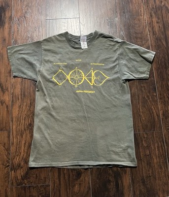 Vintage 90s Pavement Stellen T-Shirt Mens Size Large Green
