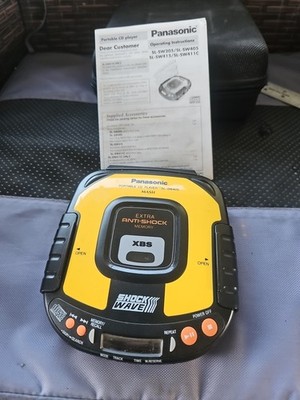 Panasonic Portable CD Player Mash Shock Wave SL-SW405 +