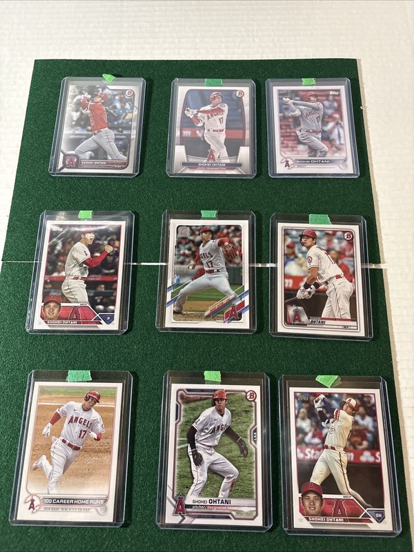 2020-23 Topps & Bowman Shohei Ohtani Lot Of 9 Cards 113
