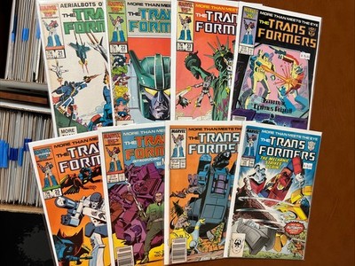 The Transformers Run 8 w6 KEYS: VG/FN to VF #21-28 Marvel 1986/87 $9 Ship