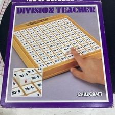 Child Craft Division Machine Math Learning Toy Homeschooling Tool W Box Japan