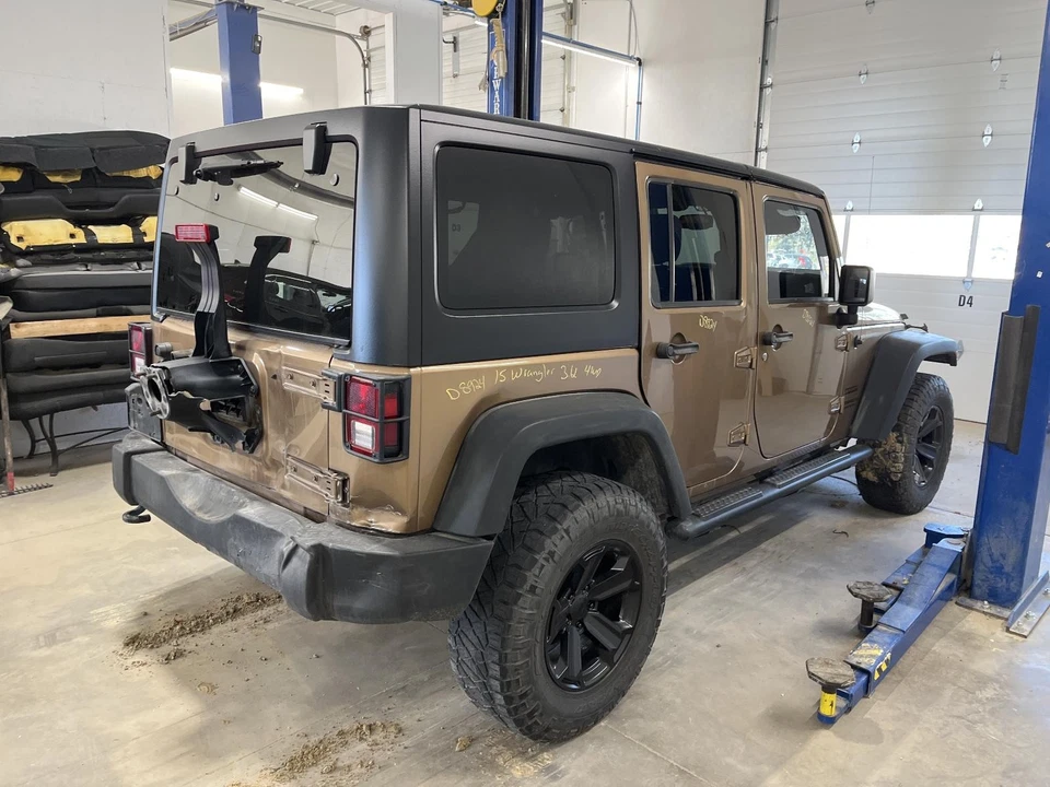 Used Speedometer Gauge fits: 2015 Jeep Wrangler cluster Sahara 100 MPH w/vehicle - Image 4 of 4