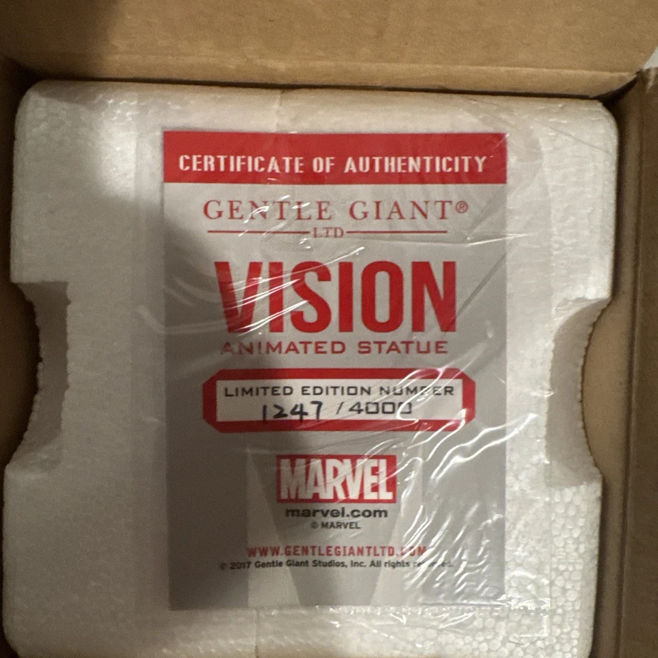 Vision And Scarlet Witch Animated Style Statues Gentle Giant low numbers HTF - Image 4 of 4