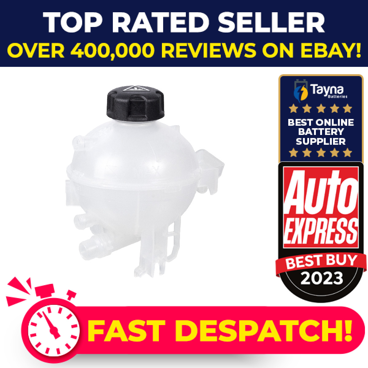 Coolant Expansion Tank fits OPEL COMBO X19 1.5D 1.6D 2018 on 03644844 3644844