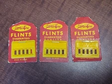 Vintage Rare Starfire Lighter Flints Lot