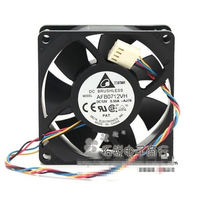 1pcs    AFB0712VH 7025 7cm 12V 0.56A PWM windy   chassis fan #am