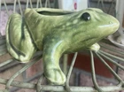 Vintage Brush McCoy Frog Planter