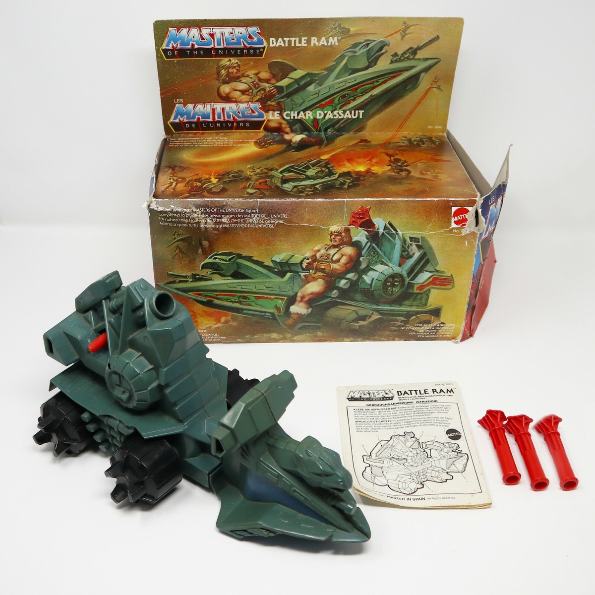 VINTAGE 1981 MATTEL MOTU MASTERS OF THE UNIVERSE HE-MAN