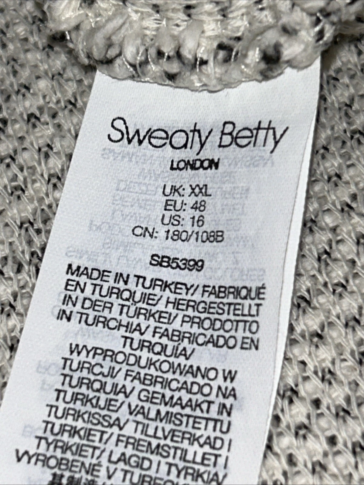 sweaty-betty restful boucle kangaroo-pocket cowl neck sweatshirt