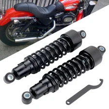 Black Rear Shocks 11.75" For Harley Sportster FXR Super Glide Iron XL 883 1200