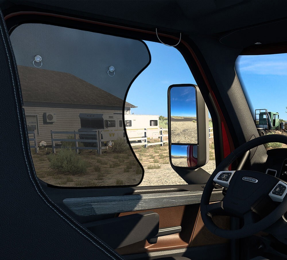 Side Window Sun Shade for SemiTruck Custom Fit for Freightliner eBay