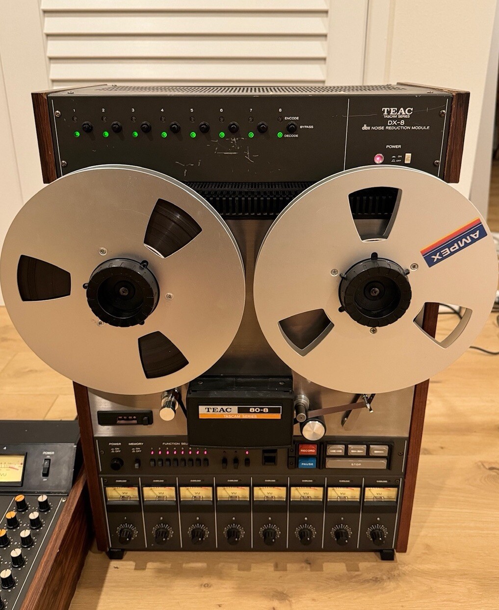 Teac 80-8 1/2'' 8-track reel-to-reel recorder - With Dolby DX-8 -  Fully working