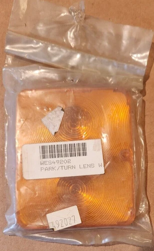 Western Fisher Snow Plow Headlight Amber Park/Turn Lens Replacement FreeShipping