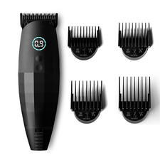 Cordless Black Hair Trimmer for Men Professional Hair Clippers Beard Trimmer