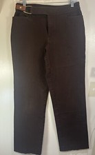 Ralph Lauren Equestrian Style Riding Pant Women's 8 Brown Stretch Buckle