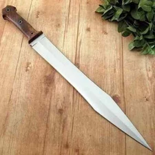 Roman Gladius Sword Custom Handmade Carbon Steel Battle Ready Gladiator Sword