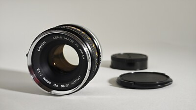 Canon FD 50mm F/1.8 Breech Lock Mount Lens | eBay