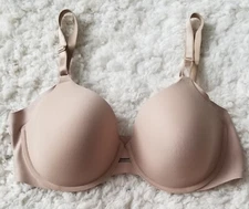 Classic Warners Simply Perfect Smoothing Bra Toasted Almond Taupe - Size 40C