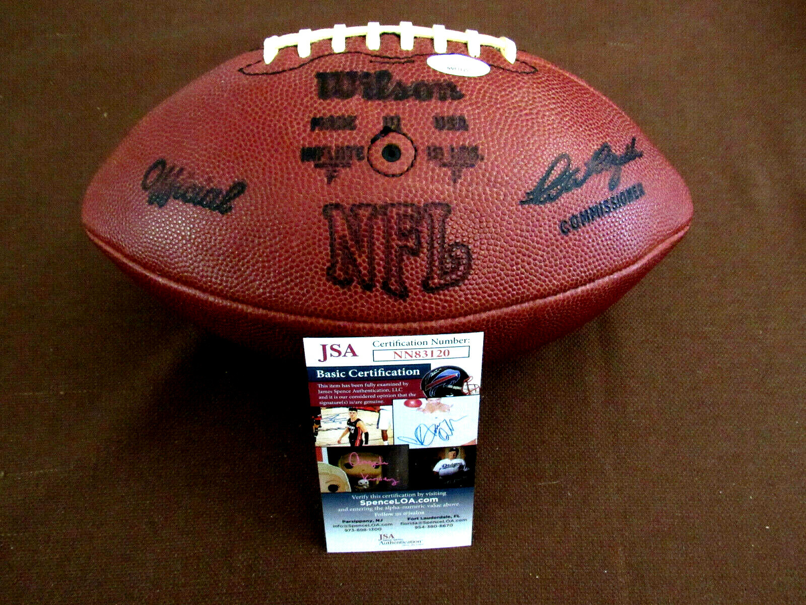 Paul Hornung Autographed Signed Green Bay Packers PACKERS HOF AUTO VTG 1970'S ERA ROZELLE WILSON FOOTBALL JSA 