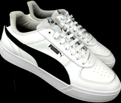 Puma Footwear Caven 380810-02 White Black Lace Up Athletic  display picture 2