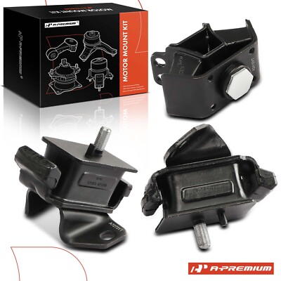 A-Premium 3x Engine Mount & Trans. Mount for Toyota Tacoma 00-04 Auto & Manual