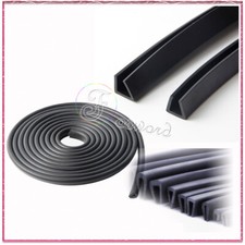 Rubber U Channel Edging Trim Seal Square Car Door Boot Edge Protector Strip 1-10