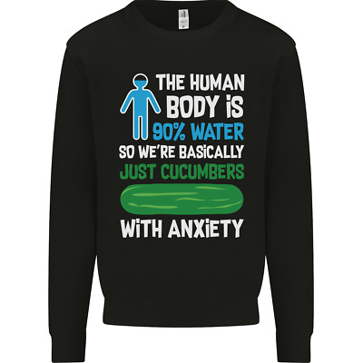 Were Basically Gurken mit Angst Kinder Sweatshirt Pullover
