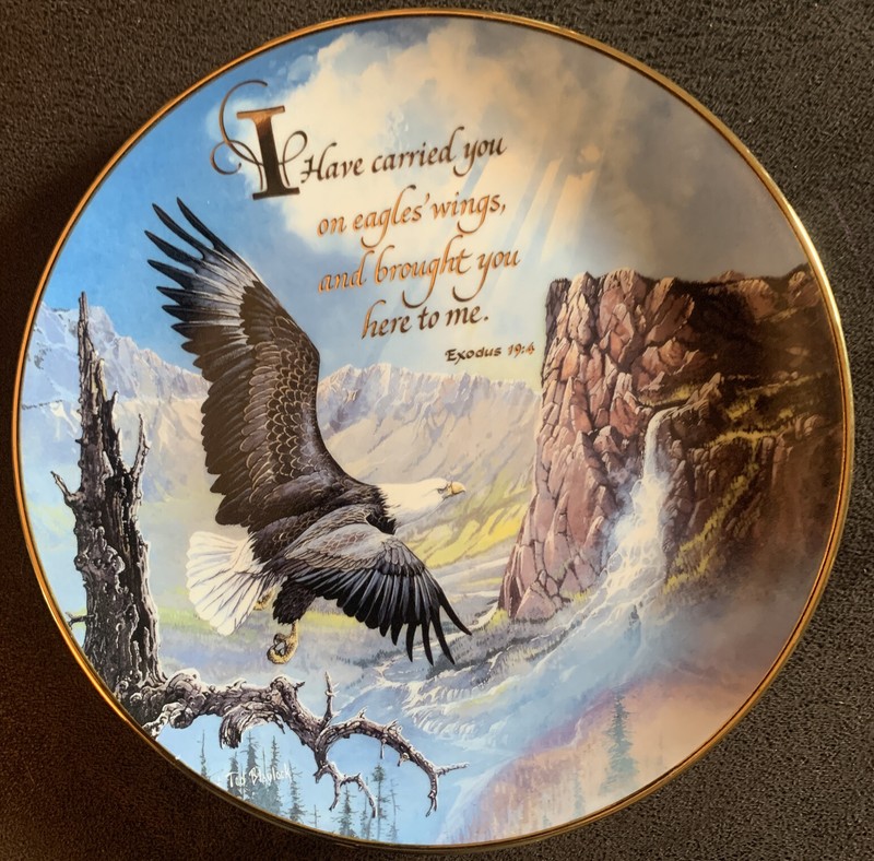 Royal Doulton Carried On Eagles Wings Fine Bone China Limited Edition Plate