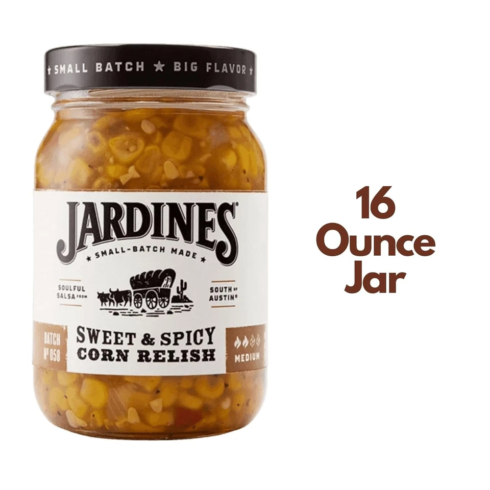 Jardines Salsa Corn Relish Sweet & Spicy - 16 OZ (Pack of 3) - Image 4 of 4