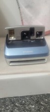Vintage One 600 Polaroid Instant Light Black And Blue Camera untested