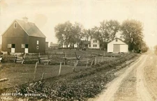 Real Photo Postcard Harry Eyster Farm, Deer Creek, Illinois - June 1910