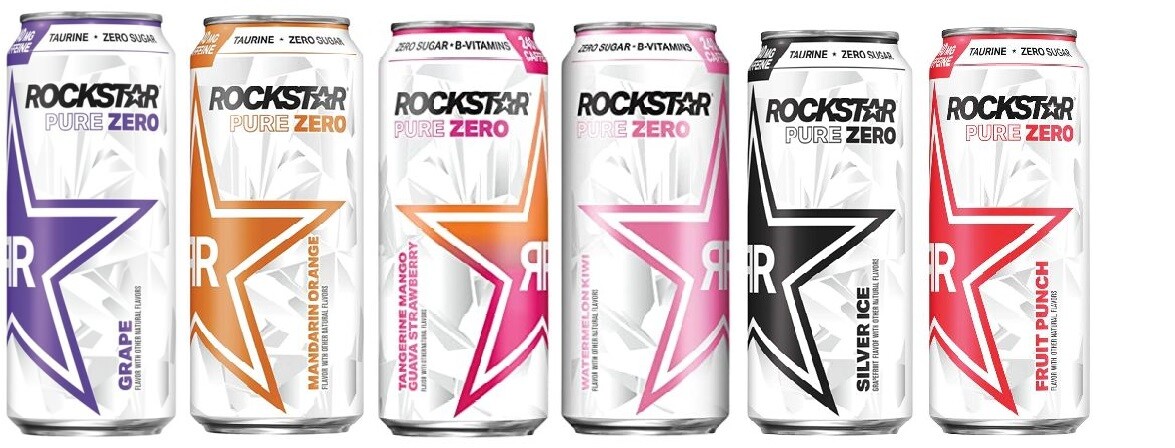 Rockstar Pure Zero Energy Drink - 16 ounce PACK OF 16 | eBay