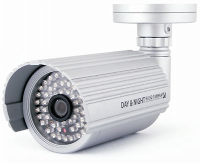 4:3 Format Outdoor Überwachungskamera mit 56 IR LEDs, HiQ Camera HiRes Sony CCD