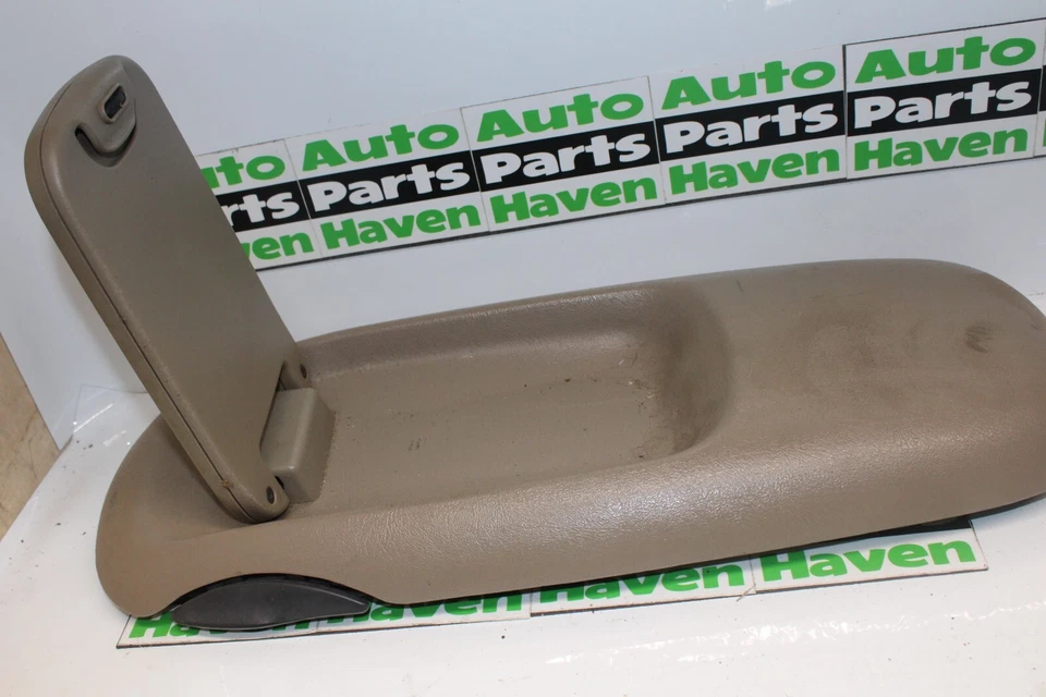 Cubierta de tapa de consola central de piso OBS para GM Trucks reposabrazos bronceado OEM bandeja de cierre Foto 2 de 4