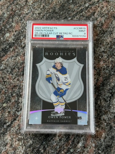 Owen Power #CCRR-19 2022 Upper Deck Artifacts 2005-06 Clear Cut Retro Rookies card