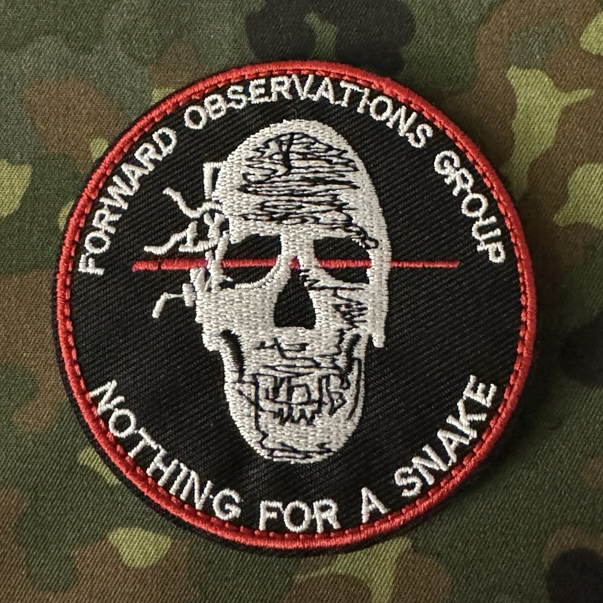 実物　Forward Observations Group パッチ AUTHENTIC* FORWARD OBSERVATIONS GROUP XL EMBROIDERED