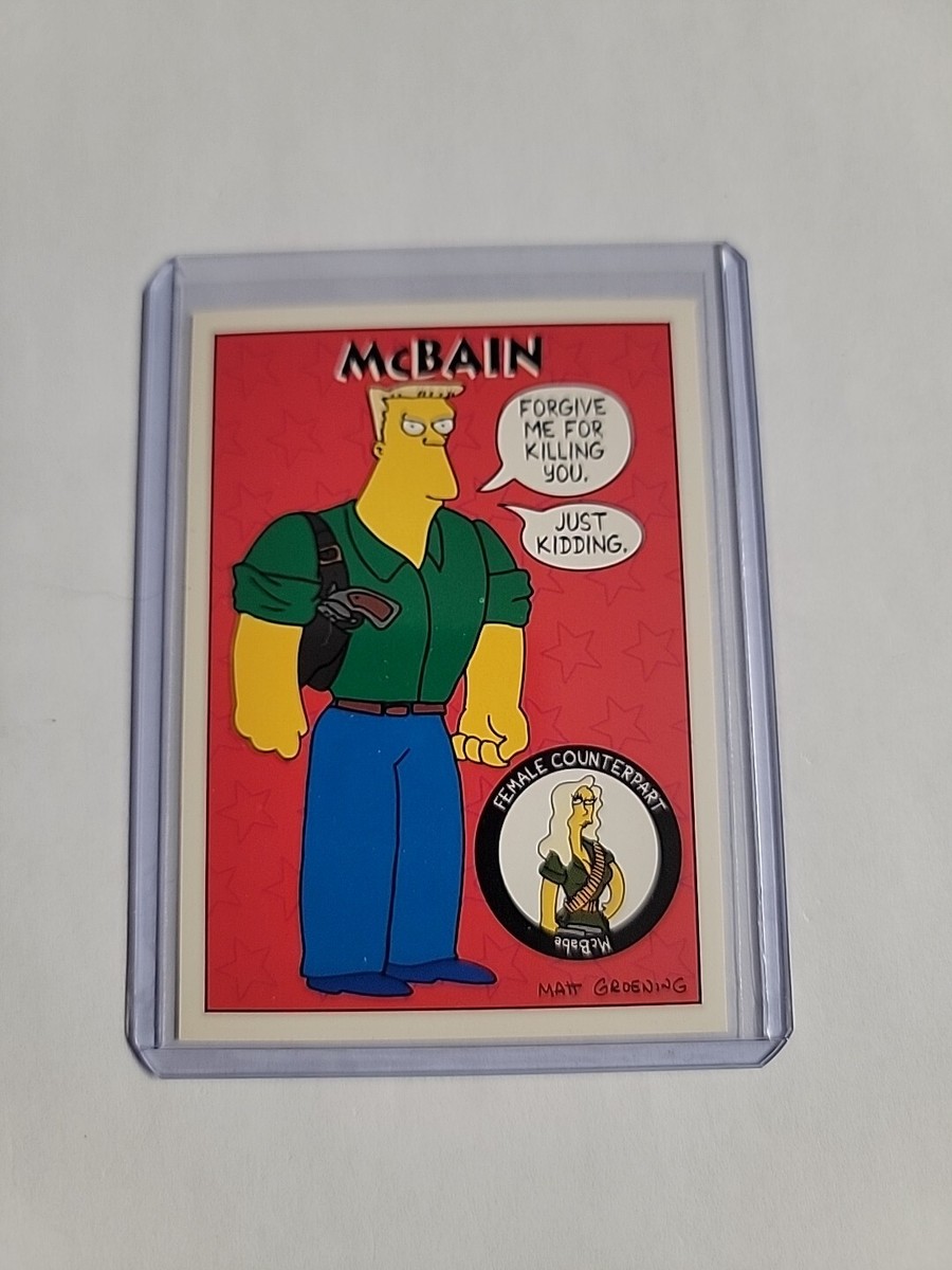 The Simpsons Characters 1993 Skybox Series 1 McBain #S39 | eBay