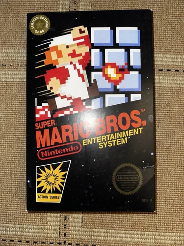 Nintendo Super Mario Bros 35th Anniversary T-Shirt GOLD LIMITED EDITION 4XL SIZE