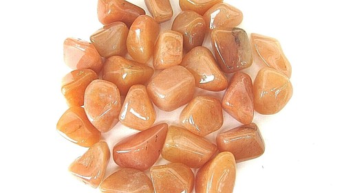 Three Peach Quartz Tumbled Stones 25-30mm Healing Crystals Reiki Leo Creativity - Picture 2 of 2