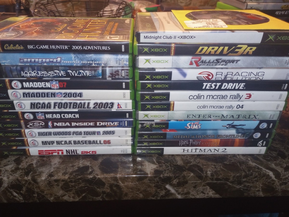 Xbox Original 24 Game Lot Mostly Complete | eBay